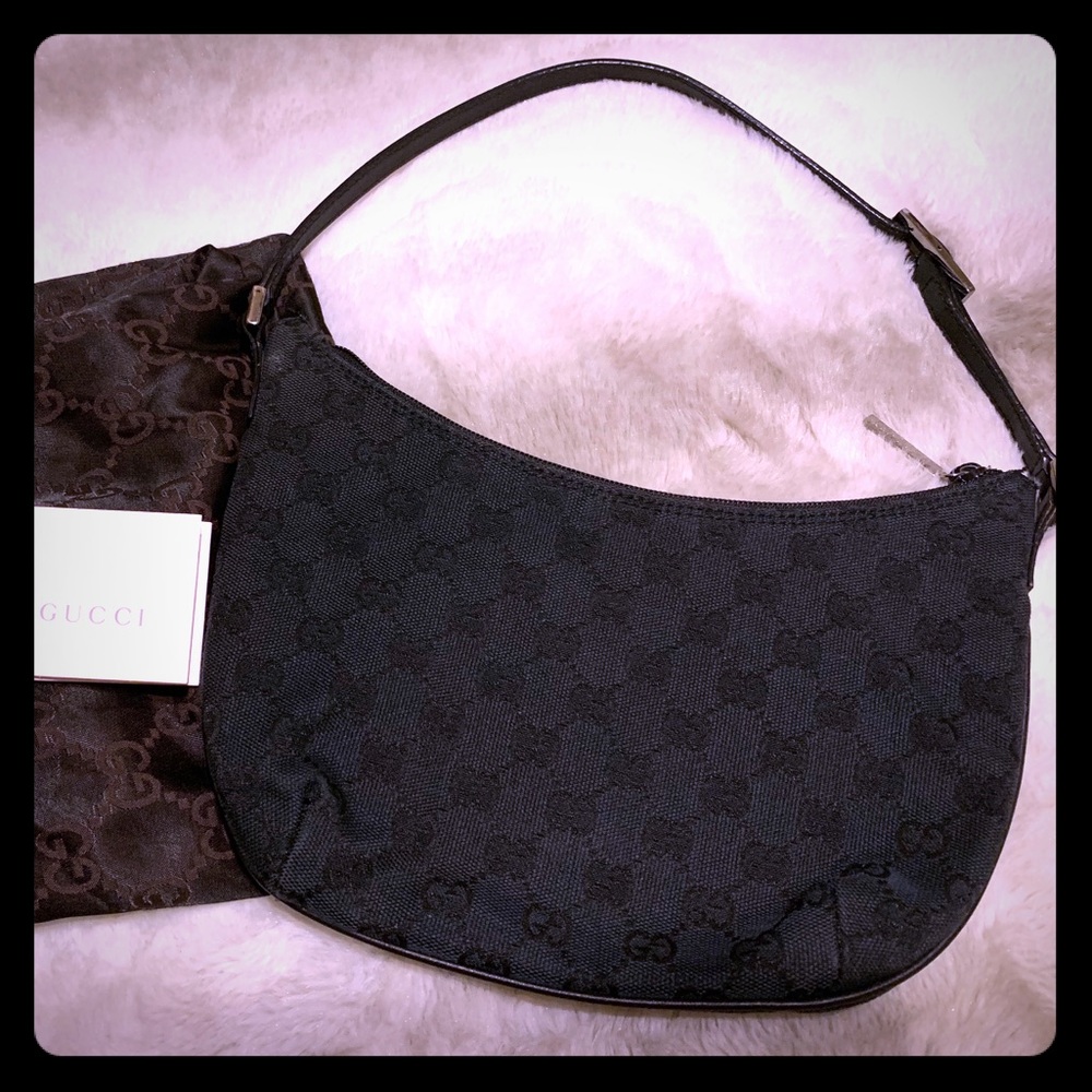 Gucci GG Vintage Canvas Slim Pouchette